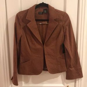 Tailored blazer in Root Beer